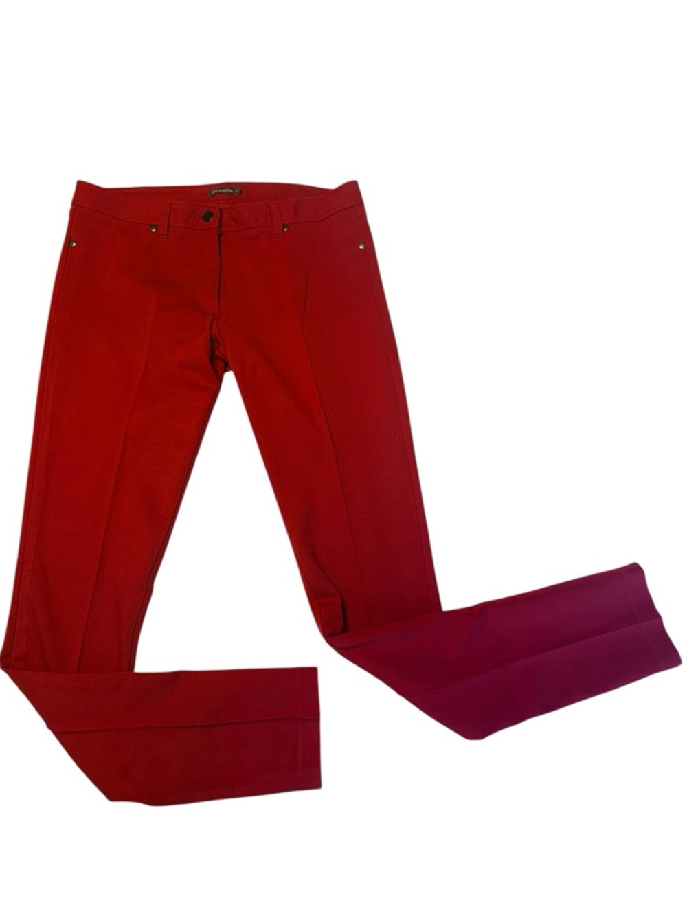 J. McLaughlin Red Mid Rise Stretchy Pants